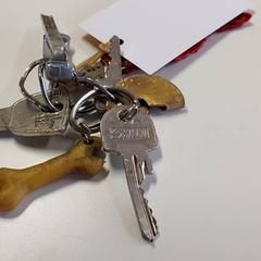 Nycklar, rapporterat av Centraal magazijn med iLost