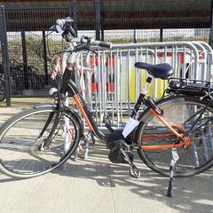 دراجة كهربائية نسائية Sparta zwart-oranje، كما تم الإبلاغ عنه بواسطة Fietsdepot عبر iLost