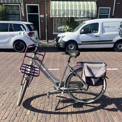 Paars zilver gazelle fiets, som rapporterats till iLost