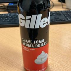 Shaving cream, ako bolo nahlásené Sheraton Brussels Airport Hotel pomocou iLost