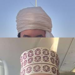 Men cap and white turban, como reportado ao iLost
