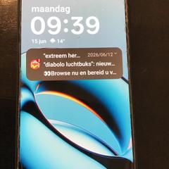 Mobiltelefon, amint azt U-OV Utrecht az iLost segítségével jelentette.