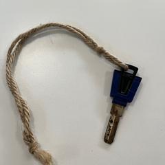 Sleutel met touw eraan, rapporterat av Gemeente Ede med iLost