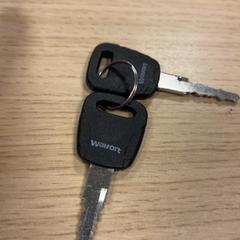 Cykelnycklar Zwart plastic van Walfort, rapporterat av Pathé Amsterdam Noord med iLost