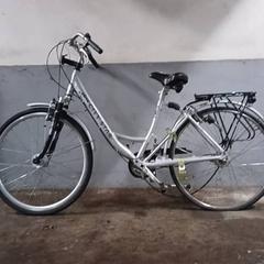 Kvinners sykkel City-Star Zilver-Zwarte letters, som rapportert av Fietsdepot Hasselt ved bruk av iLost