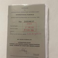 Driving license, come riportato da Grand Hotel Amrath Kurhaus utilizzando iLost