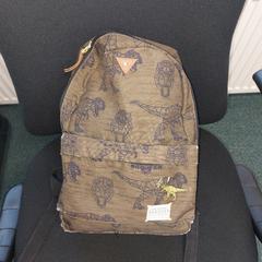 Rugzak groen met dino's, som rapportert av RRReis Overijssel / Flevoland-IJsselmond ved bruk av iLost