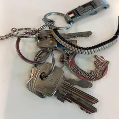 Chiavi Italia sleutelhanger, come riportato da Arriva Limburg Zuid utilizzando iLost