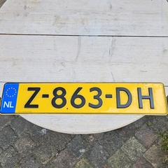 Kentekenplaat, amint azt az iLostnak jelentették.