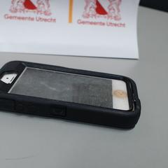 Telemóvel wit iPhone, como reportado por Gemeente Utrecht utilizando o iLost