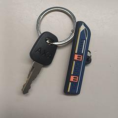 Clé Met trein sleutelhanger, a été signalé par Burgers' Zoo utilisant iLost