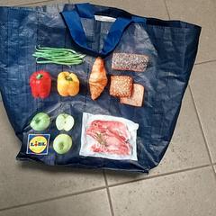Boodschappentasje Lidl, rapporterat av Centraal magazijn med iLost