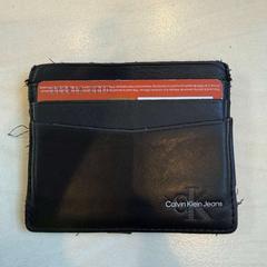 Portefuille Zwart, Calvin Klein Jeans, leer, gemeldet von Regio Limburg - Leuven über iLost