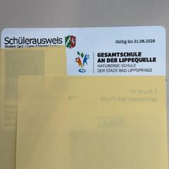 Tetina Schülerausweis, segons ha informat Movie Park Germany mitjançant iLost