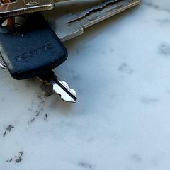 Nøkler, som rapportert av Centraal magazijn ved bruk av iLost