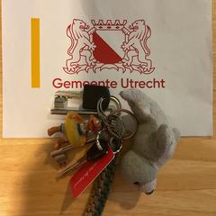 Div sleutels, amint azt Gemeente Utrecht az iLost segítségével jelentette.