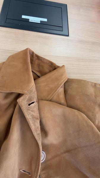 Leather coat Bruin