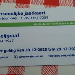PWN jaarkaart, iLost에 보고됨