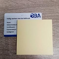 بطاقة العمل، كما تم الإبلاغ عنه بواسطة EBS Spijkenisse عبر iLost