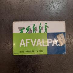 Afvalpas, zoals gemeld door Rotterdam The Hague Airport met iLost
