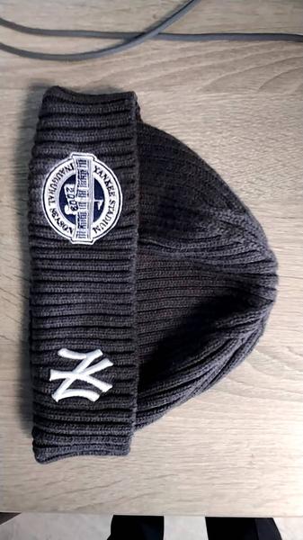 Beanie Grijs gebreid