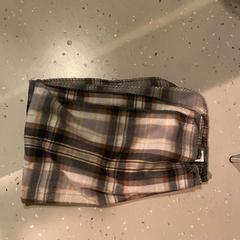 Scarf Stripes, white grey, rapporterat av Room Mate Bruno med iLost