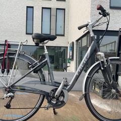 Bicicleta feminina Trek Zilvergrijs, segundo informou Fietsdepot Diepenbeek usando iLost