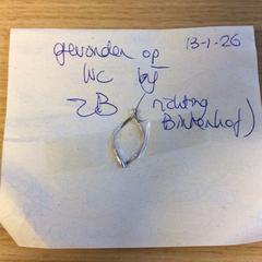 Arracada zilveren, segons ha informat Canisius-Wilhelmina Ziekenhuis mitjançant iLost