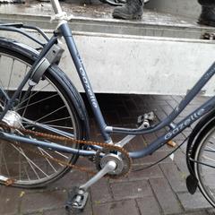 Bicicleta feminina Gazelle blauw, segundo informou Fietsendepot Weert usando iLost