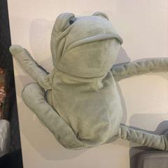 Plüsch-klaps groene kikker, gemeldet von Van der Valk Hotel Amsterdam-Amstel über iLost