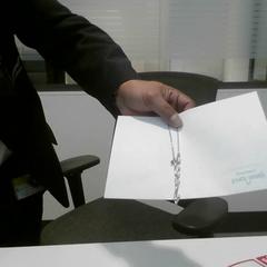 Zilvern ketting zilver, as reported by IJsselland Ziekenhuis using iLost