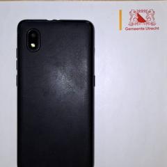 Chytrý telefon Alcatel Zwart, jak nahlášeno Gemeente Utrecht pomocí iLost
