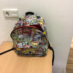 Zaino, come riportato da Qbuzz U-OV utilizzando iLost