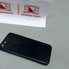 Mobiltelefon 7 iPhone, amint azt Gemeente Utrecht az iLost segítségével jelentette.