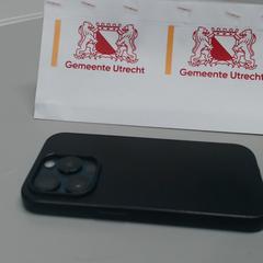 Mobilní telefon BLAUW iPhone, jak nahlášeno Gemeente Utrecht pomocí iLost