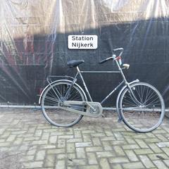 Bicicletta Gazelle grijs, come riportato da Gemeente Nijkerk utilizzando iLost