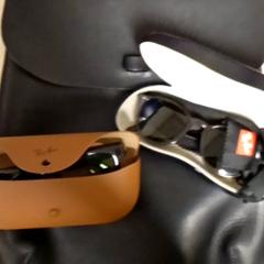 Tas en zonnebrillen, como reportado por Mövenpick Hotel Amsterdam City Centre utilizando o iLost