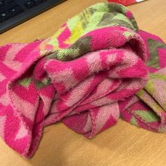 Šátek roos,groen,geel, jak nahlášeno VITAZ campus Sint-Niklaas pomocí iLost