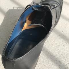 verloren op 8,9 of 10 maart 2017 zwarte heren schoen rechts, merk greve maat 9,5 Schuh, Shoe