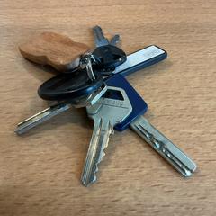 Nøkler, som rapportert av Gemeente Amsterdam - Bureau Gevonden Voorwerpen ved bruk av iLost