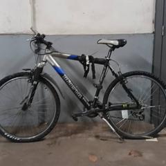 Bici da uomo Minerva Zilver/Blauw/Zwart, come riportato da Fietsdepot Hasselt utilizzando iLost
