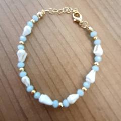 Pulseira Wit blauw goud kraaltjes, segundo informou DierenPark Amersfoort usando iLost