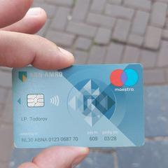 Bankcard Abn Amro Todorov, come riportato a iLost