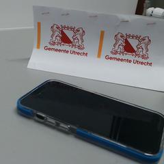 Telemóvel iPhone 13 Blauw, como reportado por Gemeente Utrecht utilizando o iLost