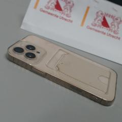 Mobilní telefon wit iPhone, jak nahlášeno Gemeente Utrecht pomocí iLost