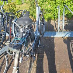 Bicicletta Gazelle grijs, come riportato da Stad Peer utilizzando iLost