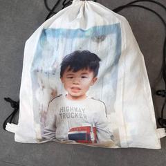 Bossa de gimnàs Weiß mit Bild, segons ha informat Wilmering Vechta mitjançant iLost