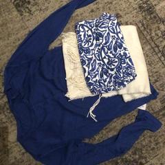 Blúzka Blauwe trui,beige sjaal,top met patroon., ako bolo nahlásené Van der Valk Rotterdam Blijdorp pomocou iLost