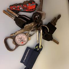 Sleutelbos + koord, como reportado ao iLost