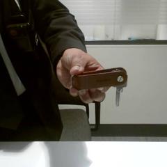 Puzdro na kľúče s kľúčmi bruin, ako bolo nahlásené IJsselland Ziekenhuis pomocou iLost